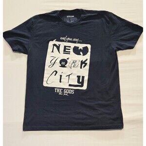 The Gods New York NYC Graphic T-Shirt Men’s XL Urban Streetwear Black Tee